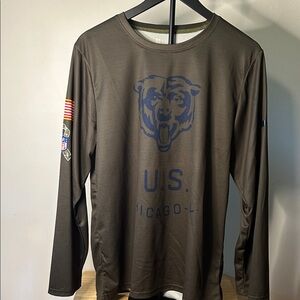 NFL Long Sleeve Shirt - Olive and Blue